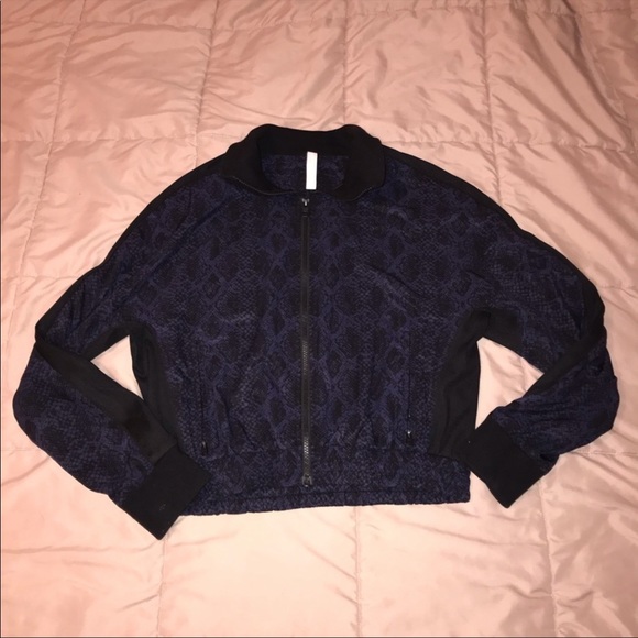 Athleta Brooklyn Track Bomber Zip Up Jacket size XS - Picture 2 of 5